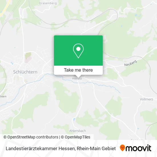 Карта Landestierärztekammer Hessen