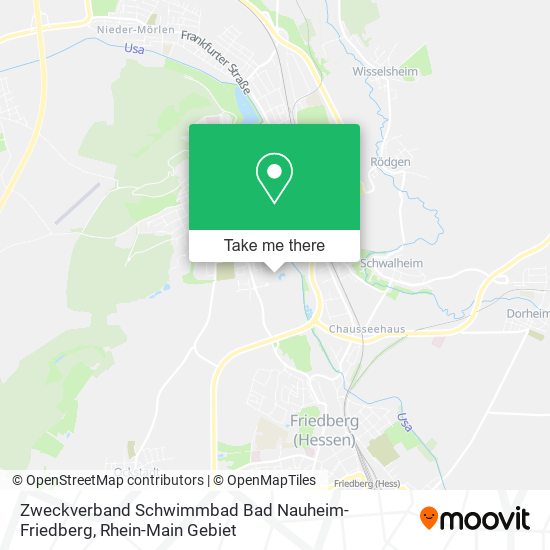 Zweckverband Schwimmbad Bad Nauheim-Friedberg map