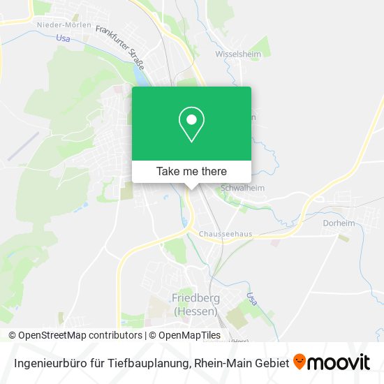 Ingenieurbüro für Tiefbauplanung map