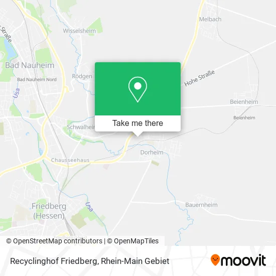 Карта Recyclinghof Friedberg