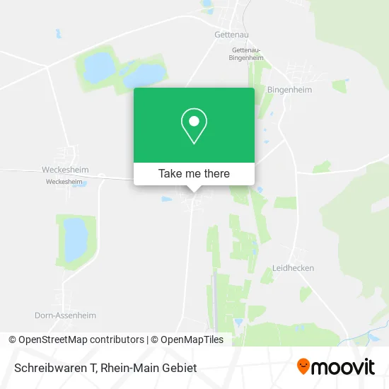 Карта Schreibwaren T
