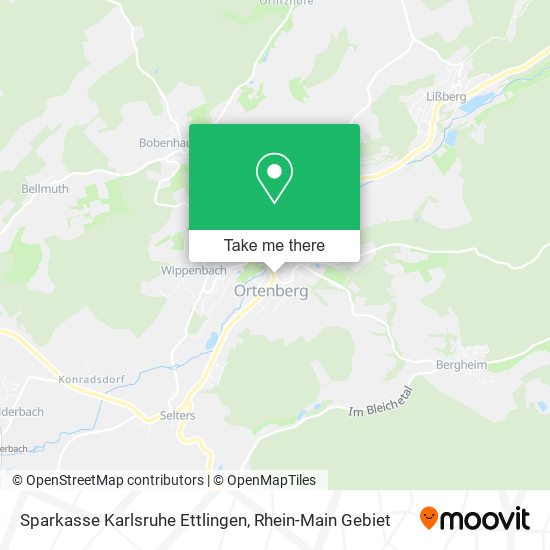 Sparkasse Karlsruhe Ettlingen map