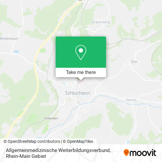 Карта Allgemeinmedizinische Weiterbildungsverbund