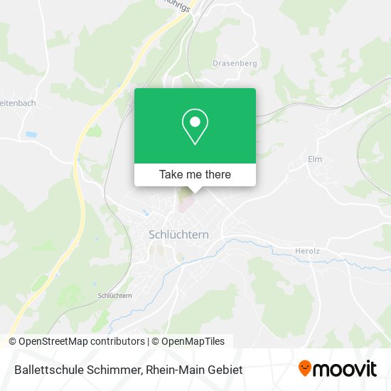 Ballettschule Schimmer map