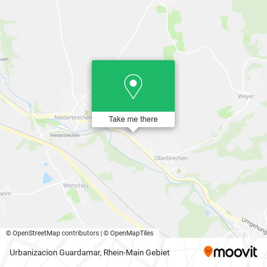 Карта Urbanizacion Guardamar