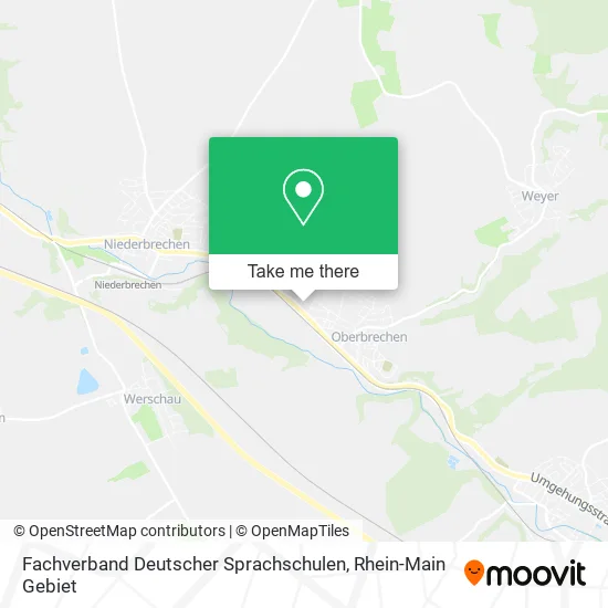 Карта Fachverband Deutscher Sprachschulen