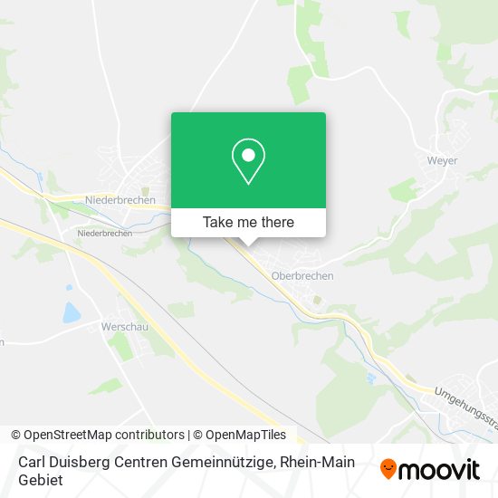 Carl Duisberg Centren Gemeinnützige map