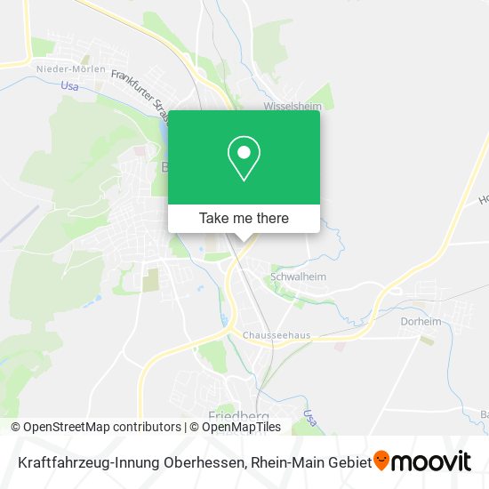 Kraftfahrzeug-Innung Oberhessen map