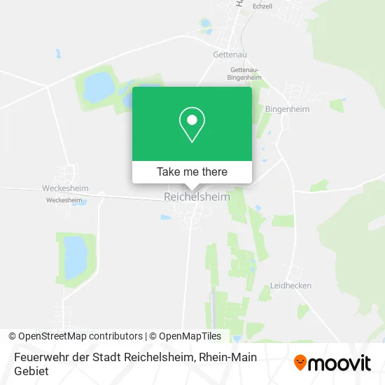 Карта Feuerwehr der Stadt Reichelsheim