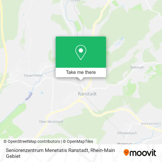 Карта Seniorenzentrum Menetatis Ranstadt