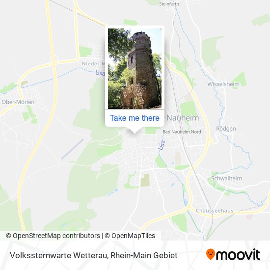 Карта Volkssternwarte Wetterau