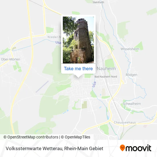 Карта Volkssternwarte Wetterau