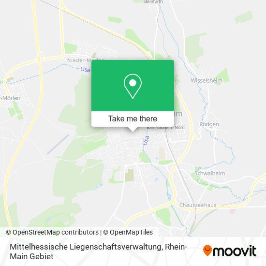 Карта Mittelhessische Liegenschaftsverwaltung