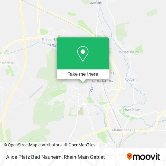 Карта Alice Platz Bad Nauheim