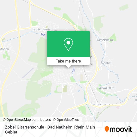 Zobel Gitarrenschule - Bad Nauheim map