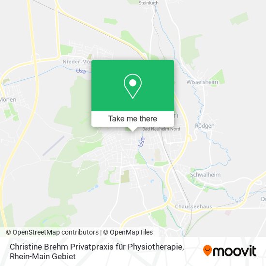 Christine Brehm Privatpraxis für Physiotherapie map