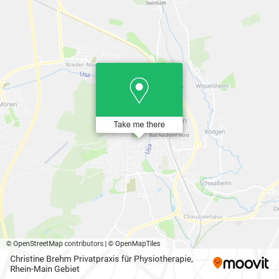 Карта Christine Brehm Privatpraxis für Physiotherapie