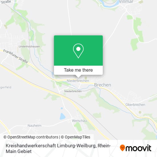 Kreishandwerkerschaft Limburg-Weilburg map