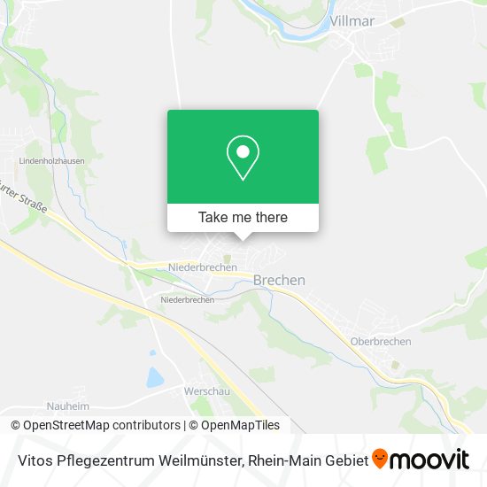 Vitos Pflegezentrum Weilmünster map