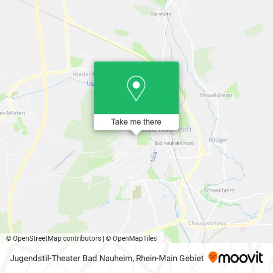 Карта Jugendstil-Theater Bad Nauheim