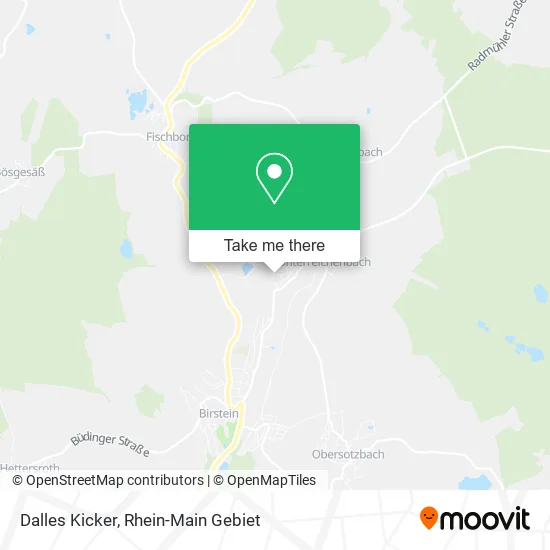 Dalles Kicker map