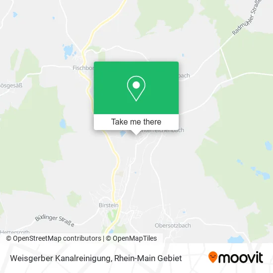 Карта Weisgerber Kanalreinigung