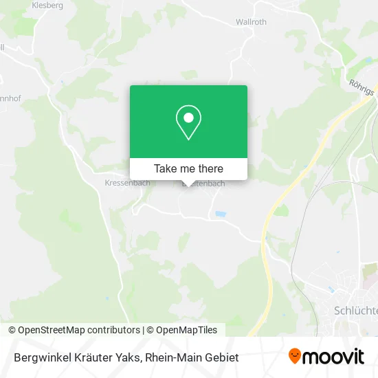 Карта Bergwinkel Kräuter Yaks