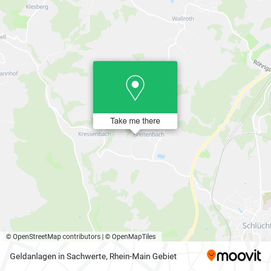 Карта Geldanlagen in Sachwerte