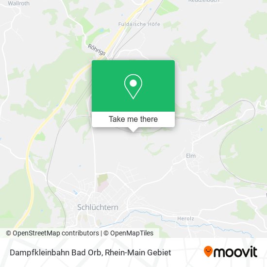 Dampfkleinbahn Bad Orb map