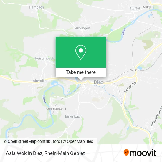 Карта Asia Wok in Diez