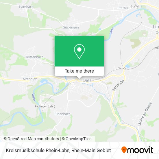 Карта Kreismusikschule Rhein-Lahn