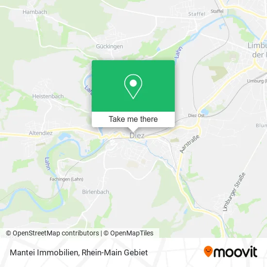 Карта Mantei Immobilien