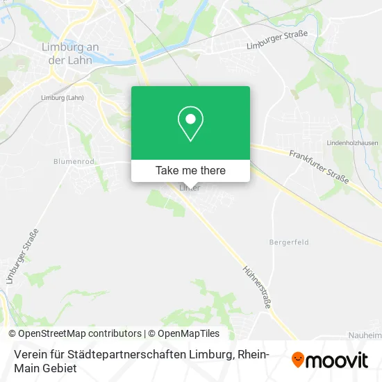 Карта Verein für Städtepartnerschaften Limburg