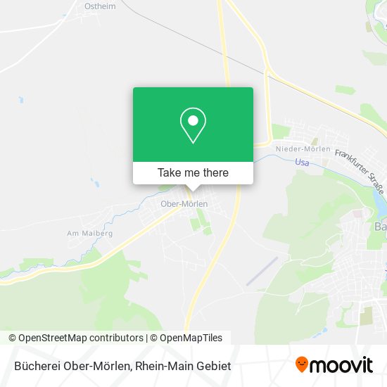 Bücherei Ober-Mörlen map