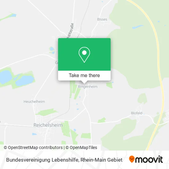 Карта Bundesvereinigung Lebenshilfe