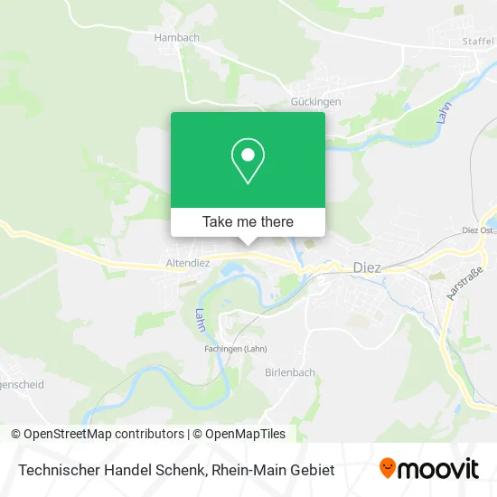 Карта Technischer Handel Schenk