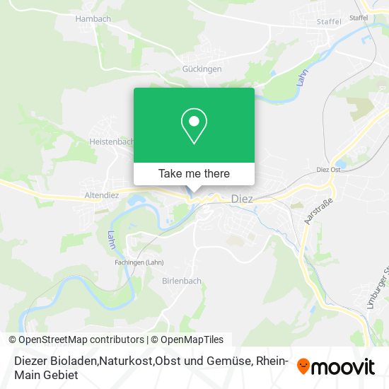 Diezer Bioladen,Naturkost,Obst und Gemüse map
