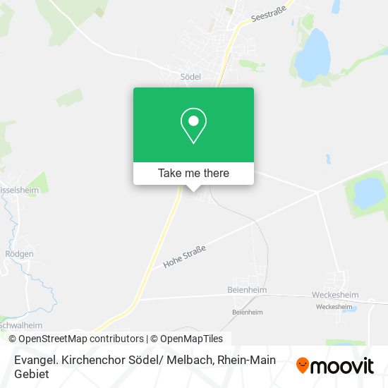 Evangel. Kirchenchor Södel/ Melbach map