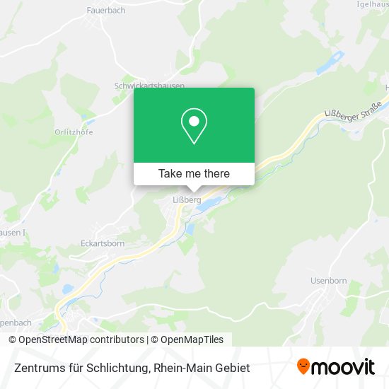Zentrums für Schlichtung map