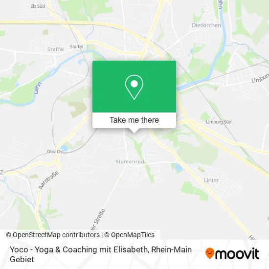 Карта Yoco - Yoga & Coaching mit Elisabeth
