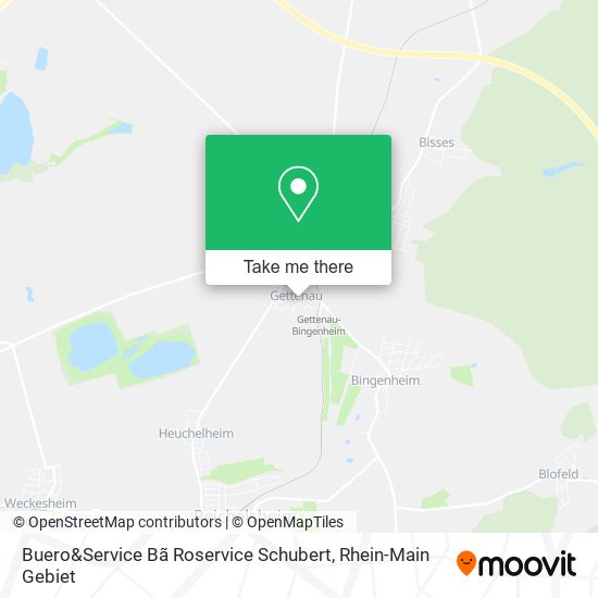 Карта Buero&Service Bã Roservice Schubert
