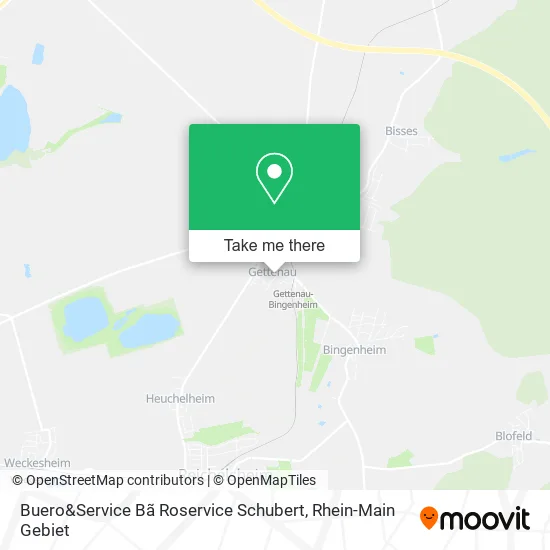 Карта Buero&Service Bã Roservice Schubert