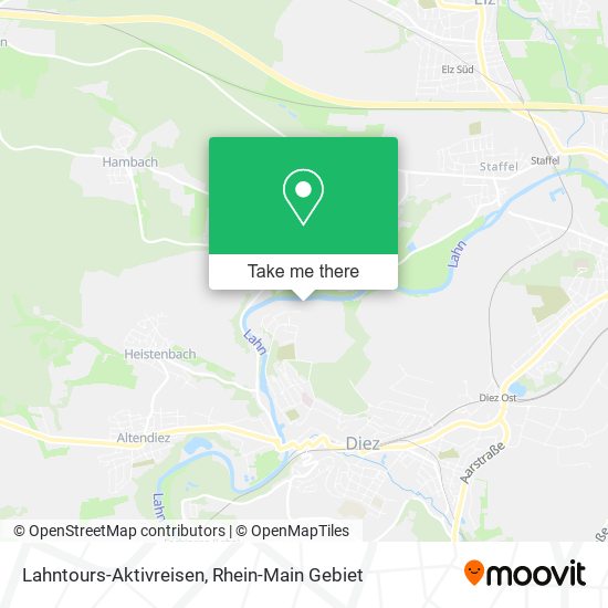 Lahntours-Aktivreisen map