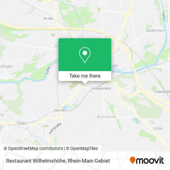 Restaurant Wilhelmshöhe map