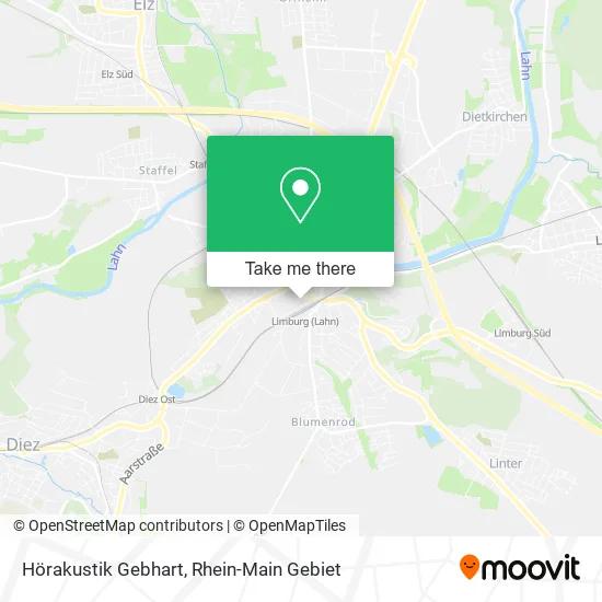 Карта Hörakustik Gebhart