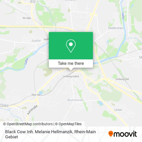 Black Cow Inh. Melanie Hellmanzik map