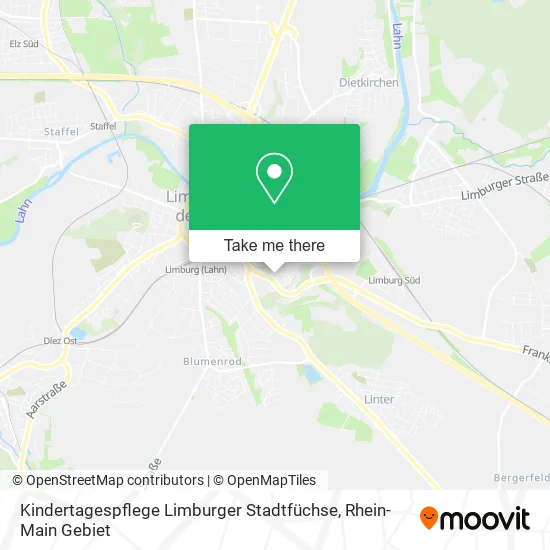 Карта Kindertagespflege Limburger Stadtfüchse