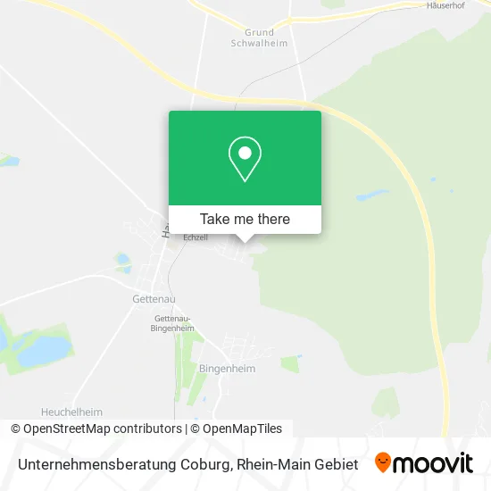 Карта Unternehmensberatung Coburg