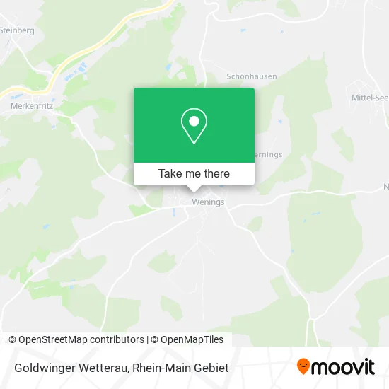 Карта Goldwinger Wetterau