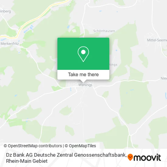 Карта Dz Bank AG Deutsche Zentral Genossenschaftsbank